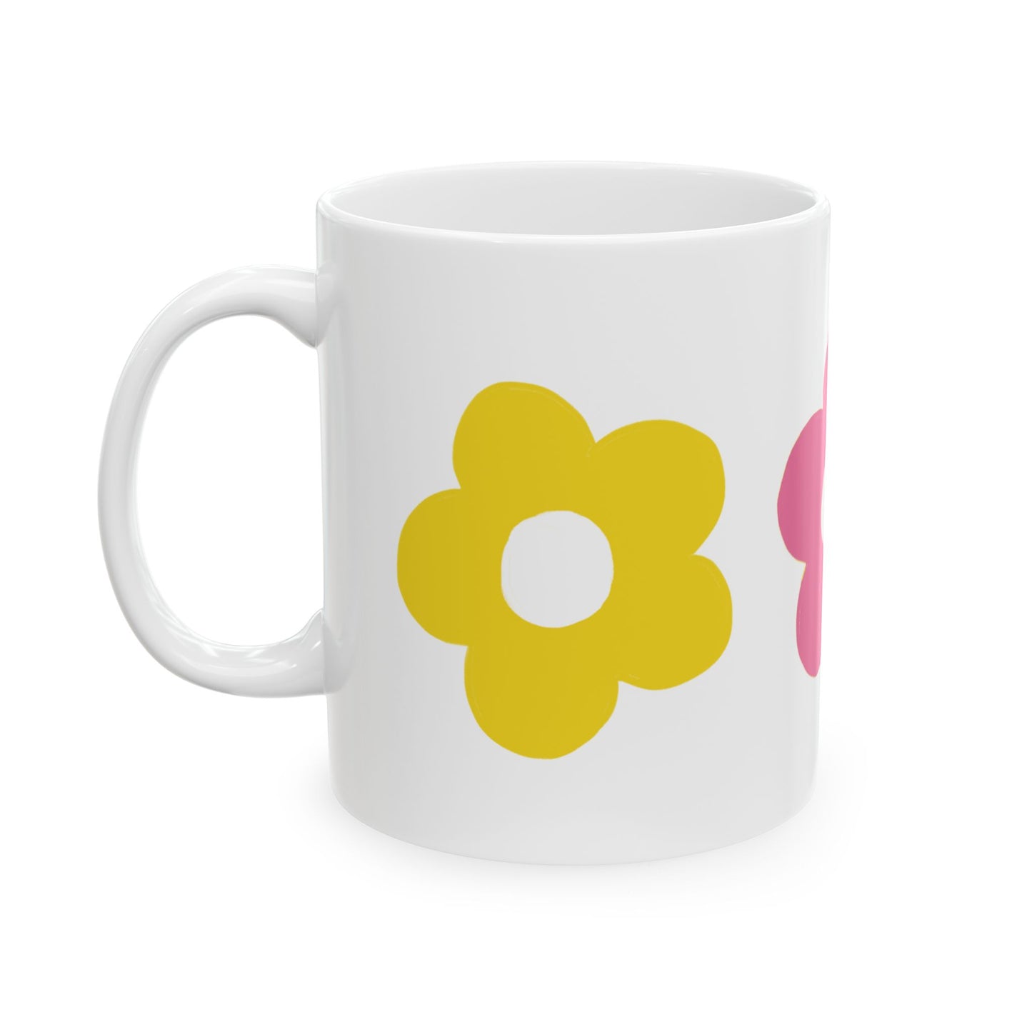 Cute Flower Ceramic Mug