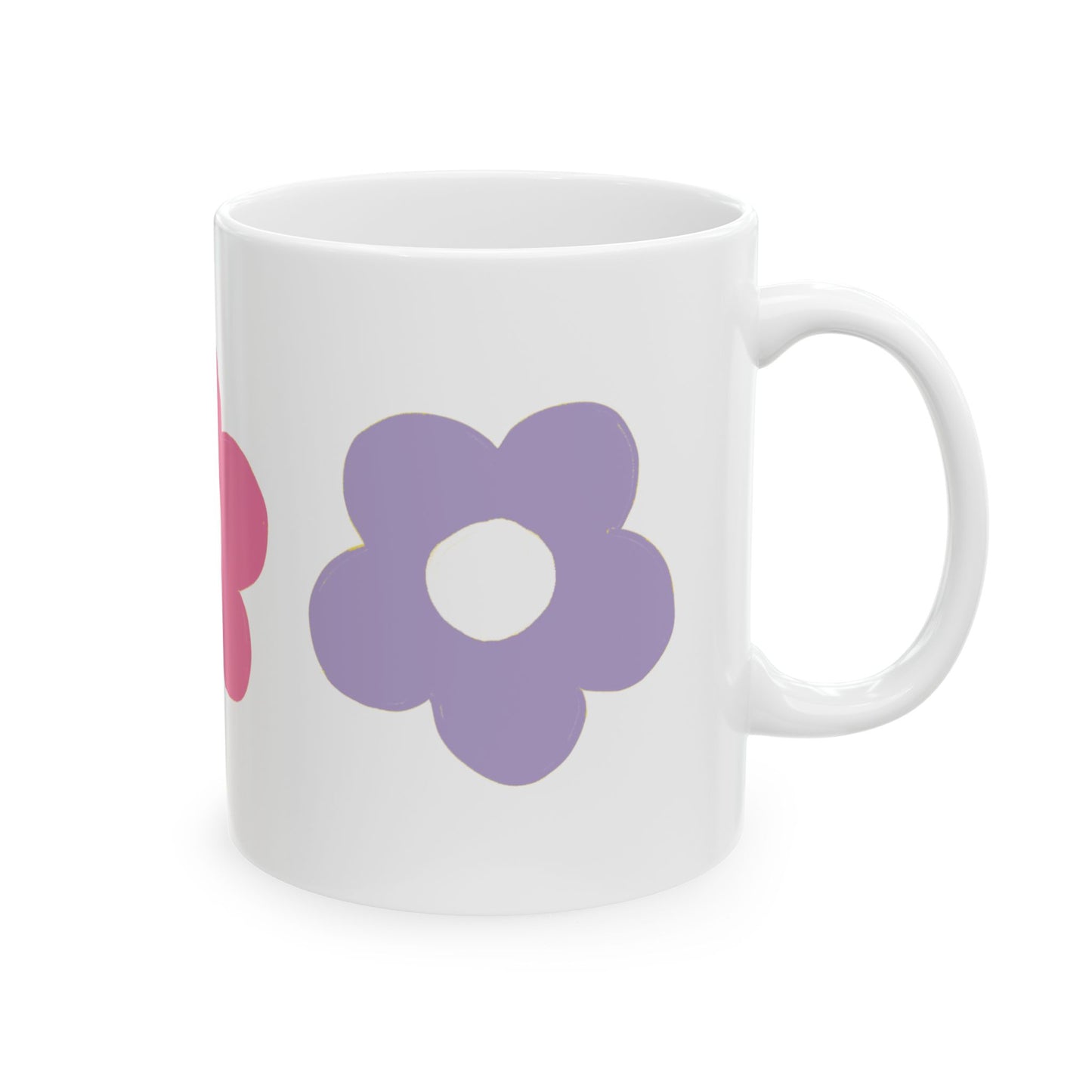 Cute Flower Ceramic Mug