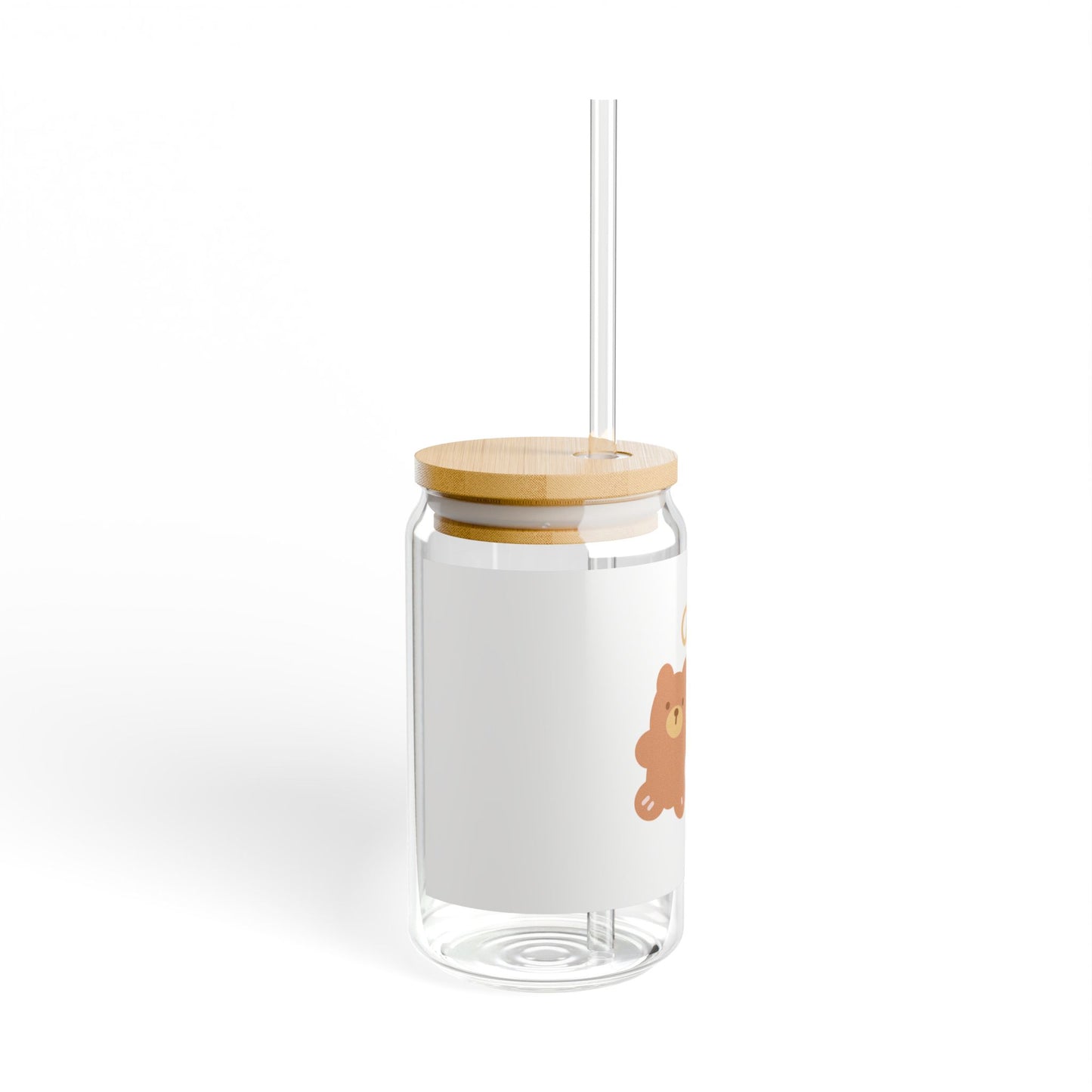 Cute Teddy-Sipper Glass